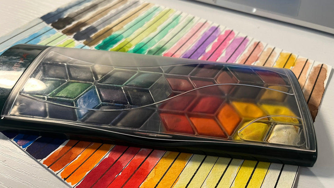 REVIEW: HIMI MIYA 36 Rhombus Paints Watercolor Set