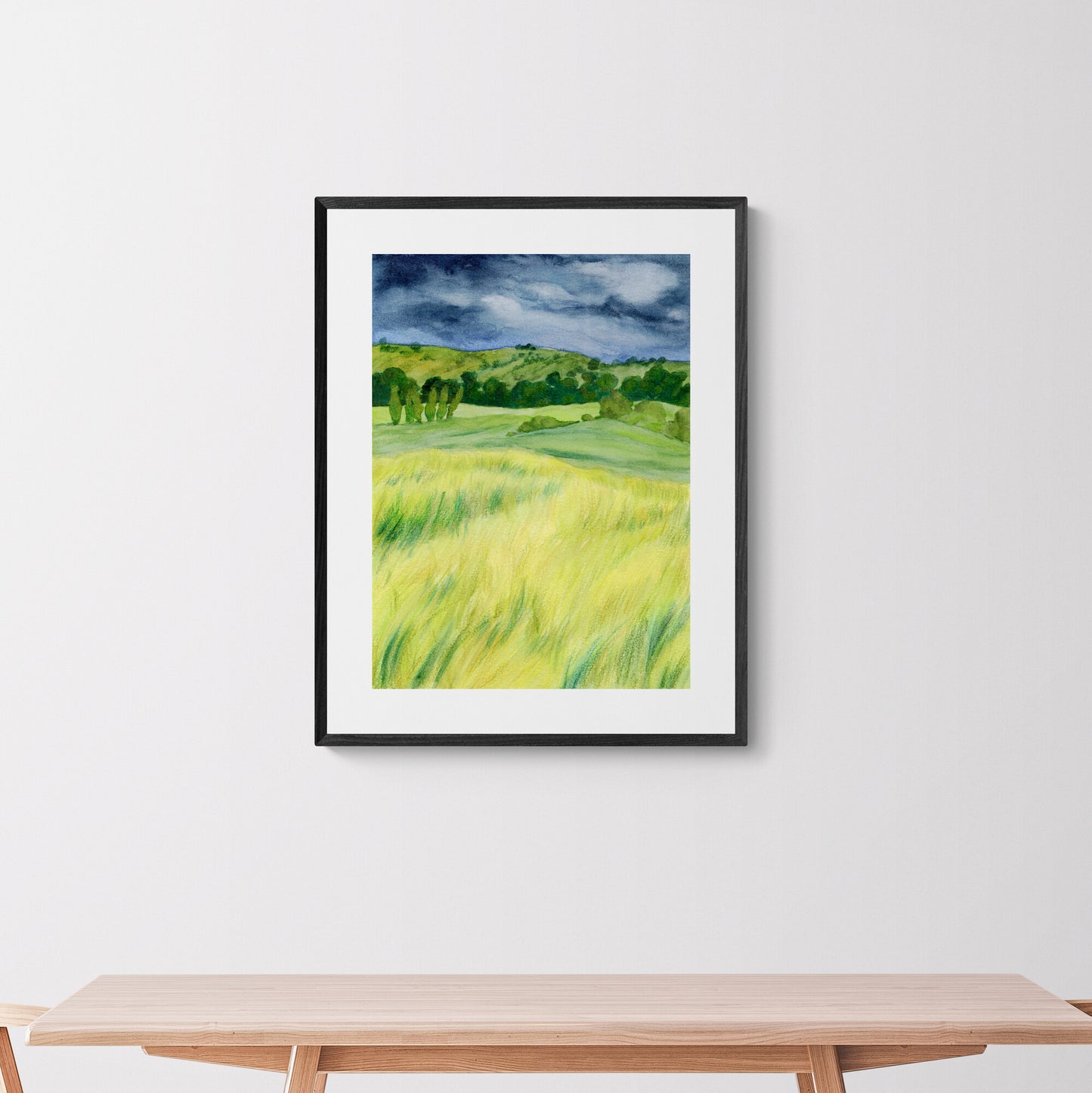 meadow before rain art print