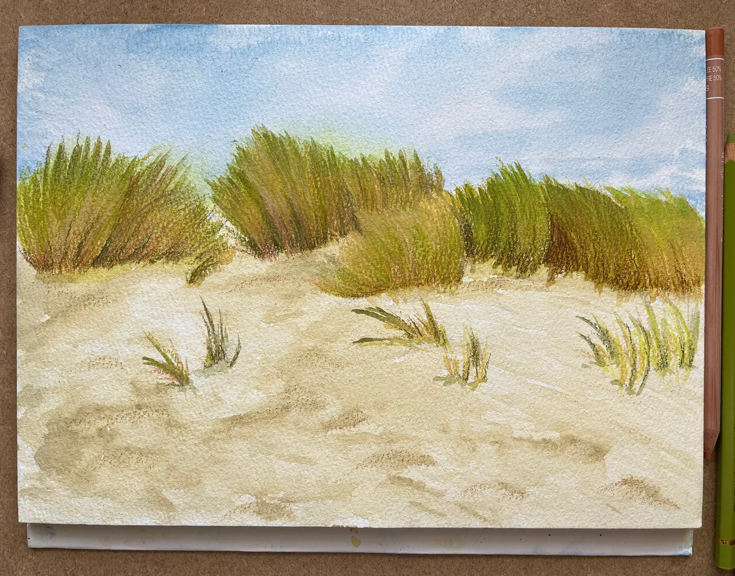 sandy dunes art print